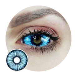 Lille Skat Sweety Blue Sclera Kontakter - Blue Elf
