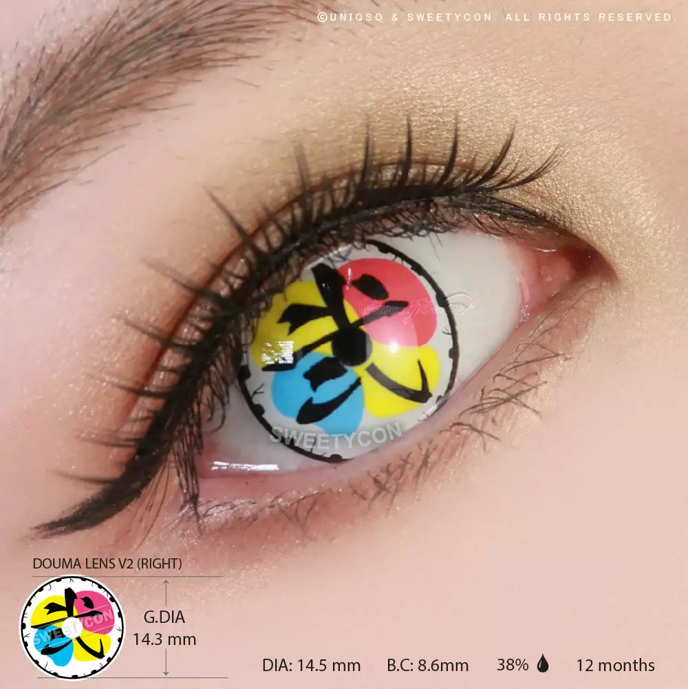 Lille Skat Demon Slayer Douma Eye Contacts V2 (synlig) 5 Lille Skat Demon Slayer Douma Eye Contacts V2 (synlig) - Billede 3