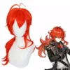 Cosplay Anime Cosplay Paryk - Genshin Impact Diluc -Motorsav Mand Butik CS 455B