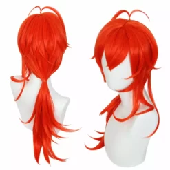 Cosplay Anime Cosplay Paryk - Genshin Impact Diluc -Motorsav Mand Butik CS 455B3