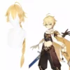 Cosplay Anime Cosplay Wig - Genshin Impact Traveler Aether -Motorsav Mand Butik CS 455G