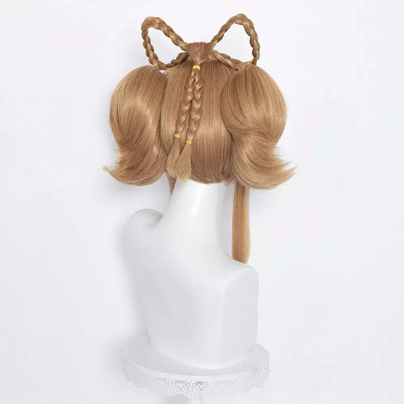 Cosplay Anime Cosplay Paryk - Genshin Impact Yaoyao 5 Cosplay Anime Cosplay Paryk - Genshin Impact Yaoyao - Billede 3