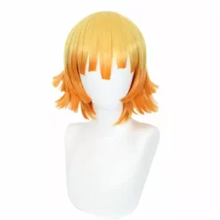 Cosplay Anime Cosplay Wig - Demon Slayer Agatsuma Zenitsu (Dark Orange) -Motorsav Mand Butik CS 461A4