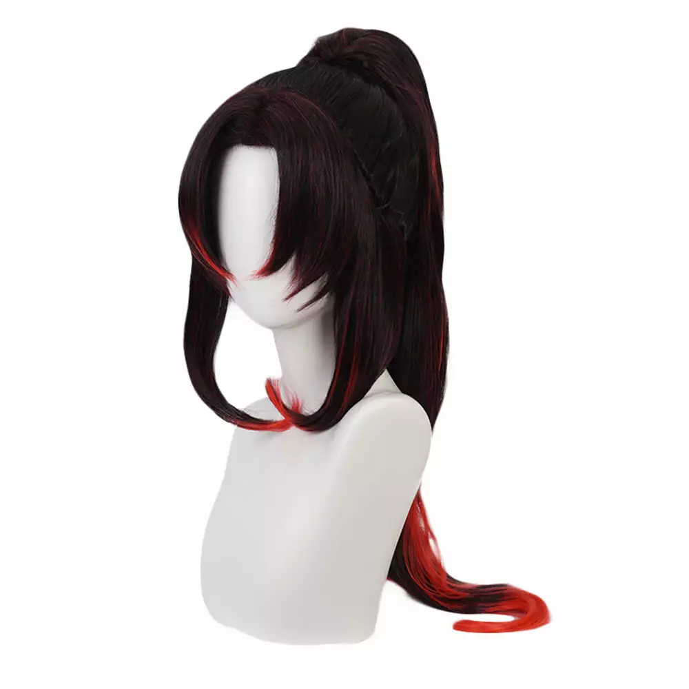 Cosplay Anime Cosplay Wig - Demon Slayer Kokushibo 5 Cosplay Anime Cosplay Wig - Demon Slayer Kokushibo - Billede 3