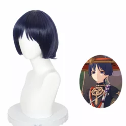 Cosplay Anime Cosplay Paryk - Genshin Impact Scaramouche 13 Cosplay Anime Cosplay Paryk - Genshin Impact Scaramouche -Motorsav Mand Butik CS 555N2