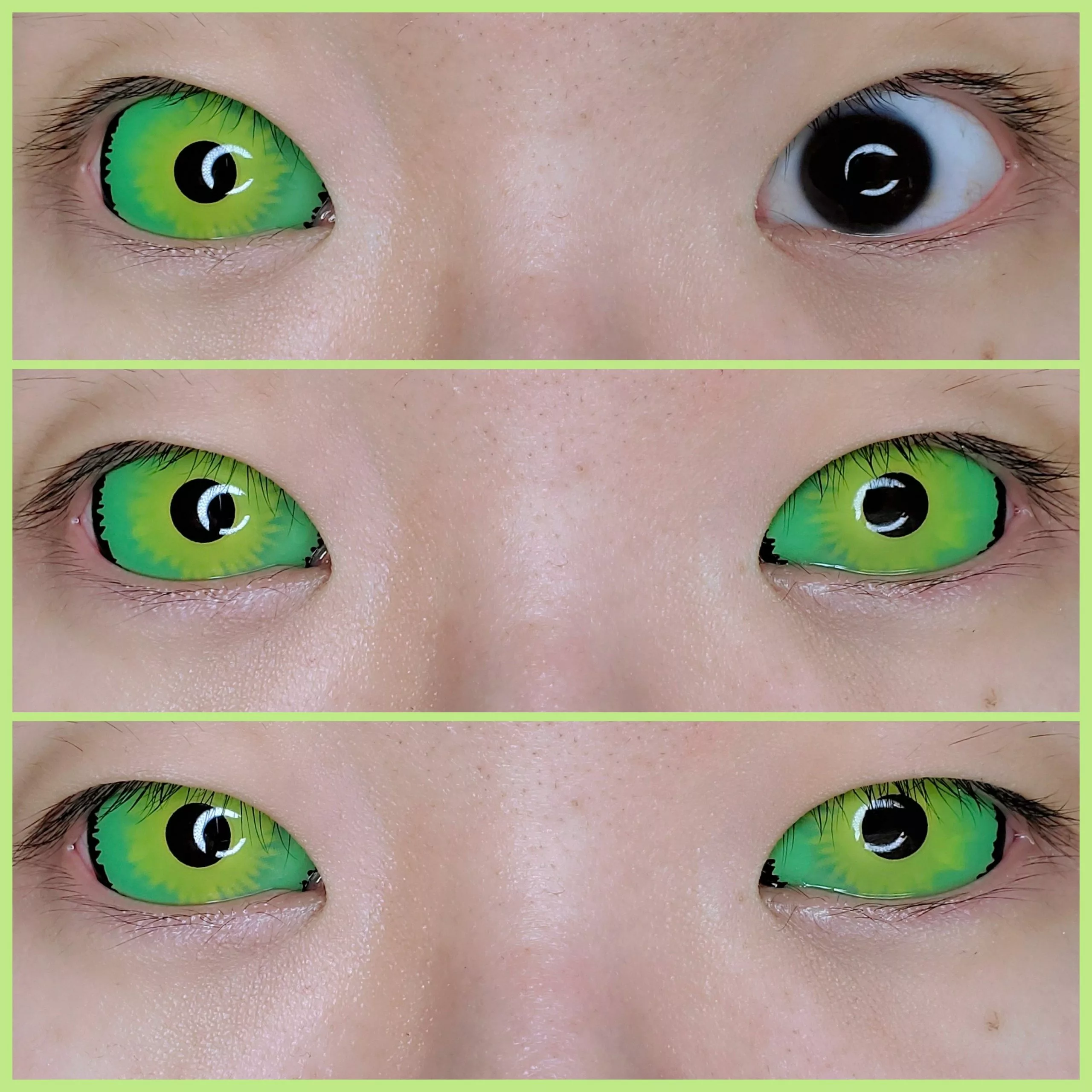 Lille Skat Sweety Green Sclera Kontakter - Hulk 4 Lille Skat Sweety Green Sclera Kontakter - Hulk - Billede 2