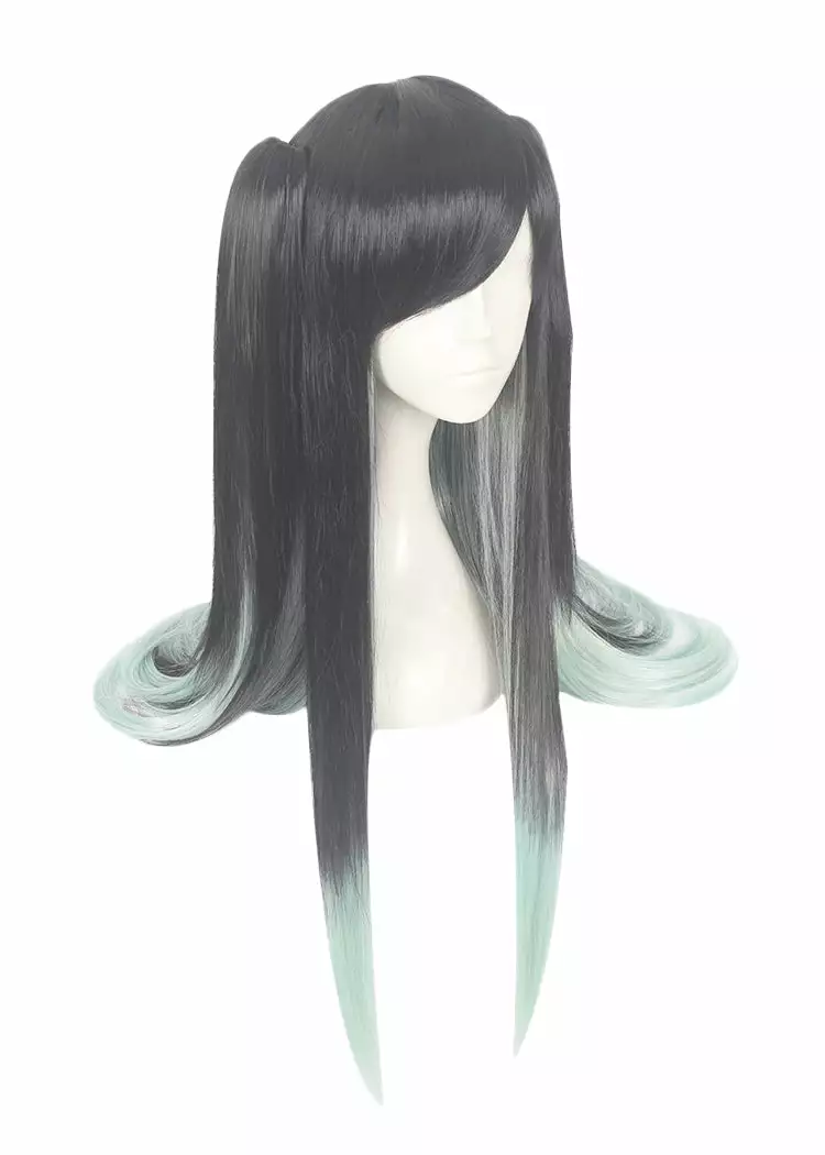 Cosplay Anime Cosplay Wig - Demon Slayer Tokitou Muichirou II 8 Cosplay Anime Cosplay Wig - Demon Slayer Tokitou Muichirou II - Billede 6