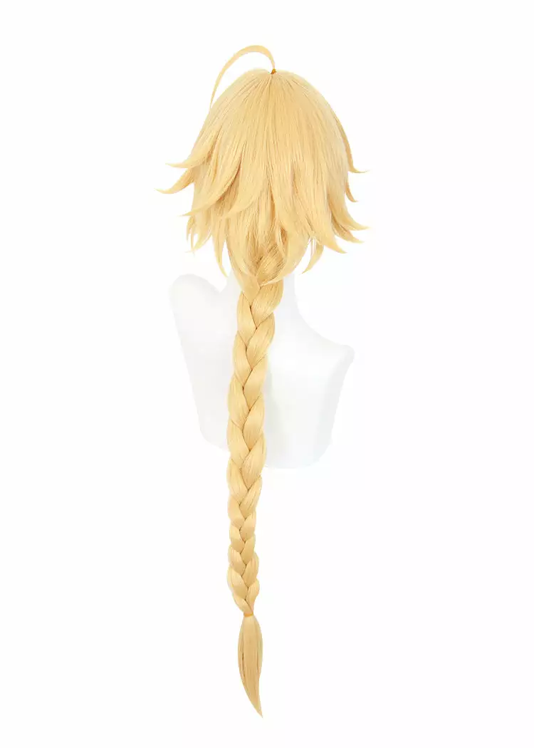 Cosplay Anime Cosplay Wig - Genshin Impact Traveler Aether 11 Cosplay Anime Cosplay Wig - Genshin Impact Traveler Aether - Billede 9