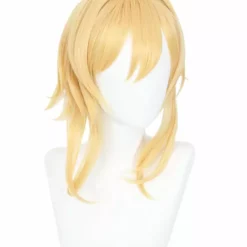 Cosplay Anime Cosplay Wig - Genshin Impact Traveler Lumine -Motorsav Mand Butik IMG 2743