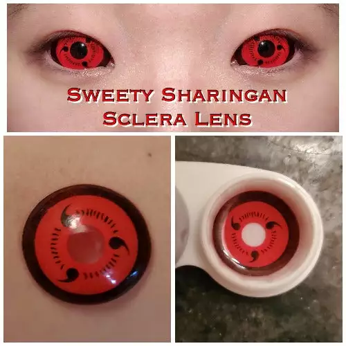 Lille Skat Sweety Sharingan Sclera-kontakter 4 Lille Skat Sweety Sharingan Sclera-kontakter - Billede 2