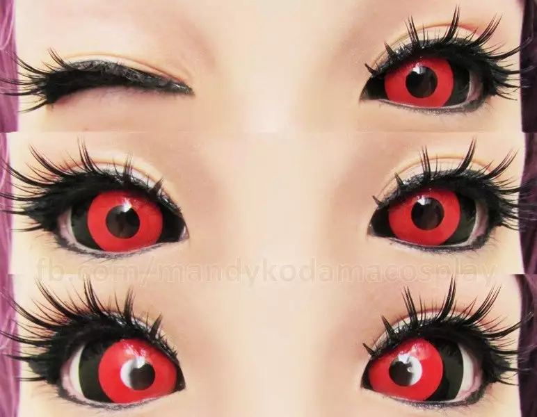 Phantasee Red Black Sclera Kontakter Tokyo Ghoul - Red Ghoul/Gremlin 7 Phantasee Red Black Sclera Kontakter Tokyo Ghoul - Red Ghoul/Gremlin - Billede 5