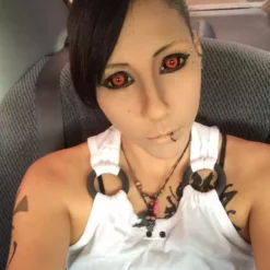 Phantasee Red Black Sclera Kontakter Tokyo Ghoul - Red Ghoul/Gremlin 18 Phantasee Red Black Sclera Kontakter Tokyo Ghoul - Red Ghoul/Gremlin -Motorsav Mand Butik Phantasee Sclera Gremlin melmelt04