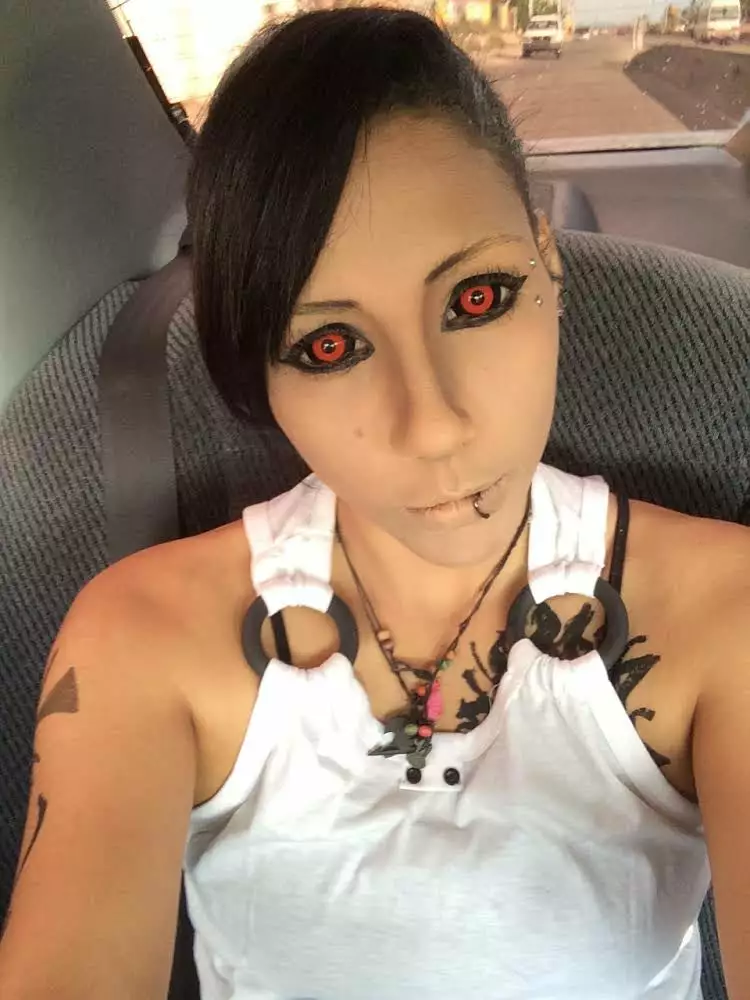 Phantasee Red Black Sclera Kontakter Tokyo Ghoul - Red Ghoul/Gremlin 5 Phantasee Red Black Sclera Kontakter Tokyo Ghoul - Red Ghoul/Gremlin - Billede 3