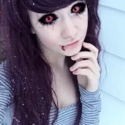 Phantasee Red Black Sclera Kontakter Tokyo Ghoul - Red Ghoul/Gremlin 24 Phantasee Red Black Sclera Kontakter Tokyo Ghoul - Red Ghoul/Gremlin -Motorsav Mand Butik Phantasee Sclera Gremlin pinkmutie b
