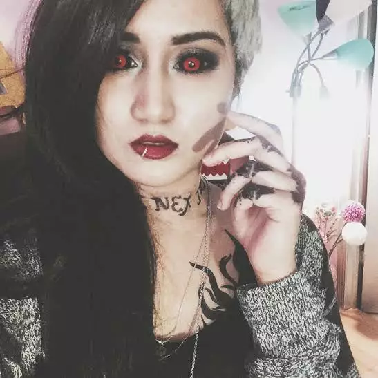 Phantasee Red Black Sclera Kontakter Tokyo Ghoul - Red Ghoul/Gremlin 9 Phantasee Red Black Sclera Kontakter Tokyo Ghoul - Red Ghoul/Gremlin - Billede 7