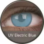 Phantasee UV Glow Crazy Lens Electric Blue