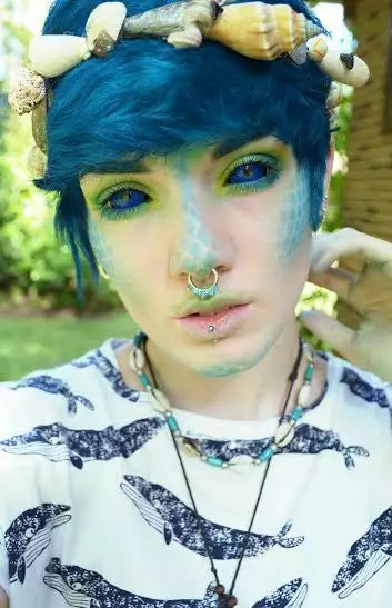 Phantasee Blue Black Sclera Kontakter Thanos 5 Phantasee Blue Black Sclera Kontakter Thanos - Billede 3