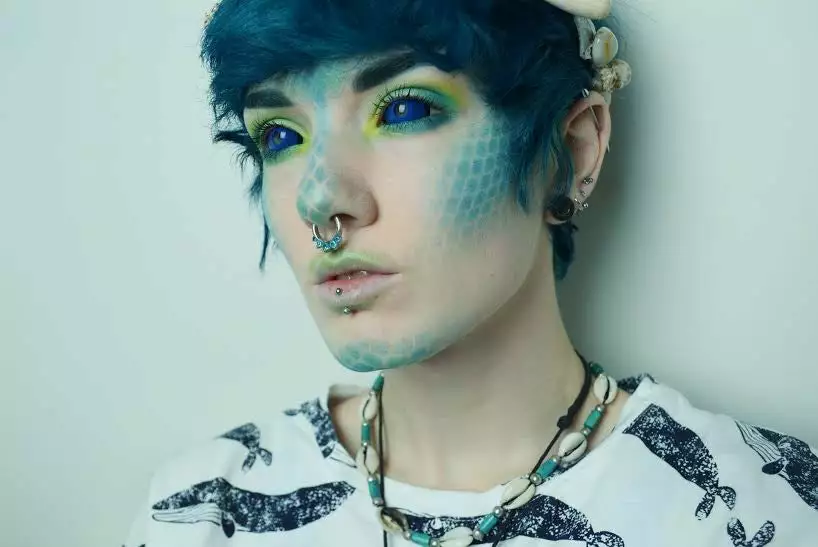 Phantasee Blue Black Sclera Kontakter Thanos 4 Phantasee Blue Black Sclera Kontakter Thanos - Billede 2