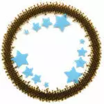 Lille Skat Søde Blå Stjerne