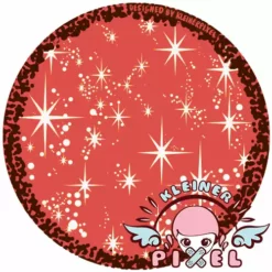 Lille Pixel Anime Sparkle Red Af KleinerPixel -Motorsav Mand Butik anime sparkle red by KleinerPixel 04
