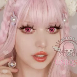 Lille Pixel Anime Yandere Pink Af KleinerPixel -Motorsav Mand Butik anime yandere pink by KleinerPixel 02