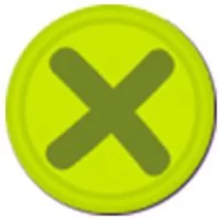 Lille Skat Sweety Crazy Button Eye - Charteuse -Motorsav Mand Butik kr167