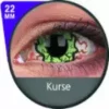 Phantasee White Sclera Kontakter Kurse -Motorsav Mand Butik kurse 22mm