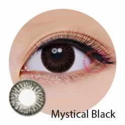 Freshkon Forlokkende øjne Månedligt - 2 Stk -Motorsav Mand Butik mystical black eye