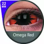 Phantasee Sclera Kontakter Omega Rød