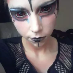 Phantasee Rød Sort Sclera Kontakter Sunpyre -Motorsav Mand Butik phantasee sclera sunpyre kmiles05 a