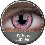 Phantasee UV Glow Crazy Lens Pink Jubilee