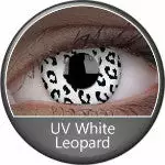 Phantasee UV Glow Crazy Lens White Leopard