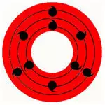 Lille Skat Sweety Sharingan Rød Rinnegan