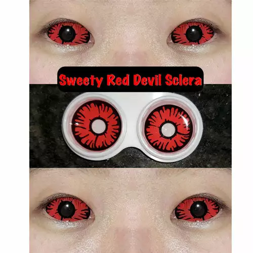 Lille Skat Sweety Red Sclera Kontakter Devil Sclera 5 Lille Skat Sweety Red Sclera Kontakter Devil Sclera - Billede 3