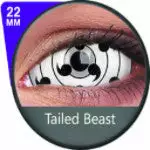Phantasee Sclera Kontakter Tailed Beast/ Rinnegan -Motorsav Mand Butik tailed beast 22mm