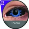 Phantasee Blue Black Sclera Kontakter Thanos -Motorsav Mand Butik thanos 22mm
